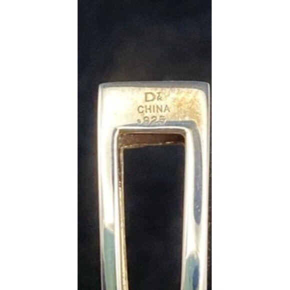 Jay King DTR Sterling Silver Labradorite Pendant Modernist 23g Pouch Card Bold - Picture 10 of 11